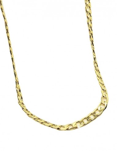14k vergoldete Panzerkette - 44 cm