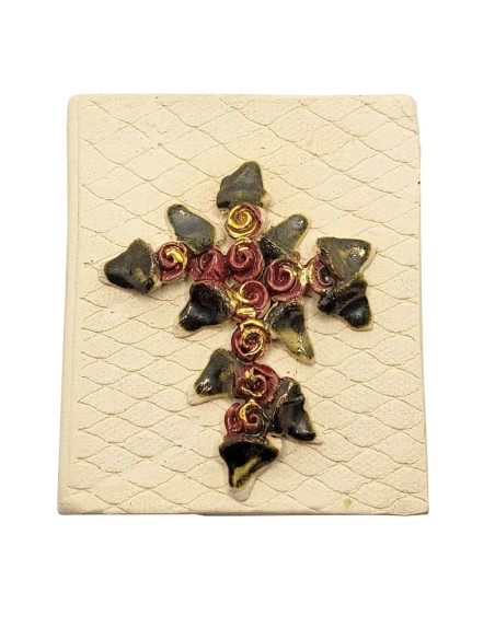 Terracotta box with ten - Crafts of the world - Roses