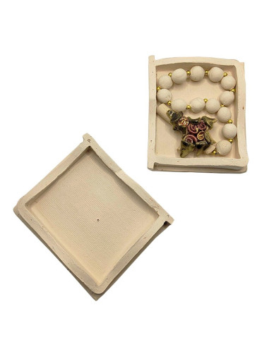 Terracotta doos met tien - Ambachtelijke producten - Rozen