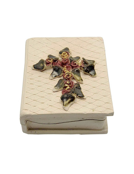 Terracotta doos met tien - Ambachtelijke producten - Rozen