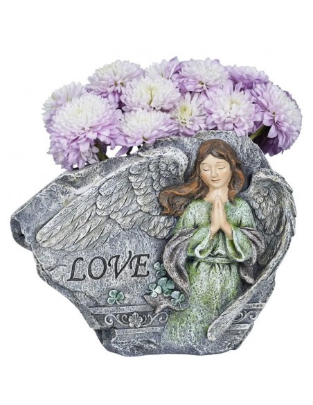 Pot de fleurs en forme d'ange priant – Décoration élégante