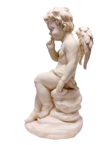 Angelo pensieroso in poliresina - 36 cm