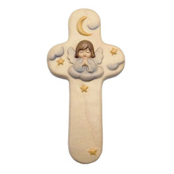 Houten kinderkruis Sterrenhemel 15 cm | Doop en communie
