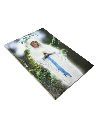 Banneux fridge magnet | Virgin of the Poor, metal, 8 cm