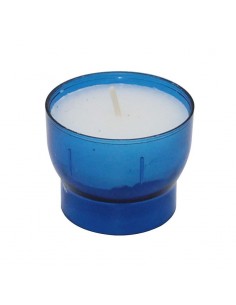 Carton de 300 petites bougies veilleuses bleues - Longue durée