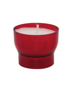 Caja de 300 pequeñas velas rojas - Larga duración