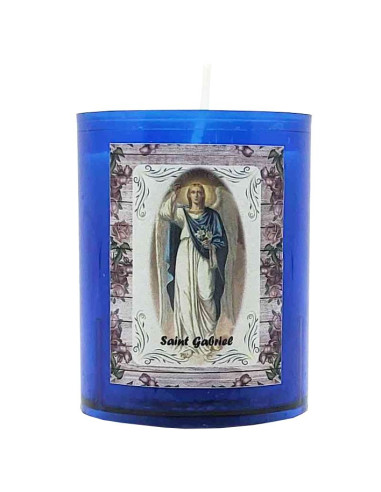 Velas de noche azules San Gabriel - 10 unidades