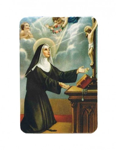 Saint Rita Magnet – Religious PVC Magnet 4×6 cm