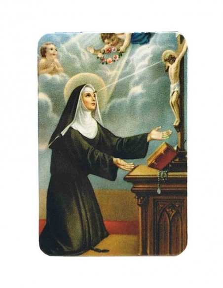 Magnete Santa Rita – Magnete religioso in PVC 4×6 cm