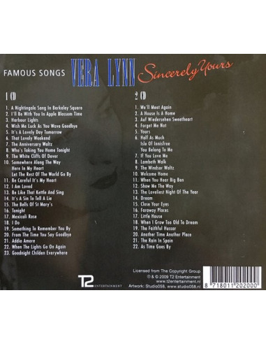 Sincerely Yours - Vera Lynn - CD