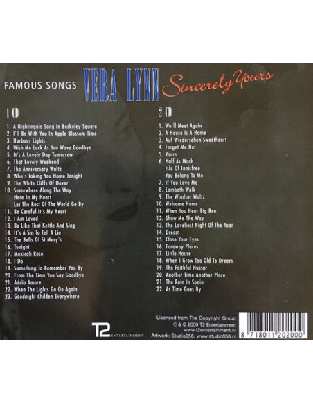 Sincerely Yours - Vera Lynn - CD