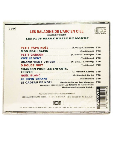 Les plus beaux Noëls du monde - les Baladins de l'arc-en-ciel - CD