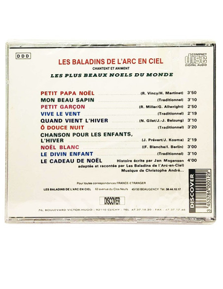 Les plus beaux Noëls du monde - les Baladins de l'arc-en-ciel - CD