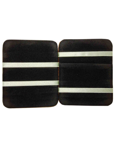 Porte-billet et porte-carte magique en similicuir doré effet serpent