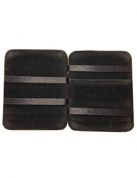 Magische gouden imitatieleren ticket- en kaarthouder met slangeneffect