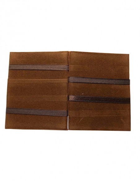 Braune Brieftasche aus Kunstleder