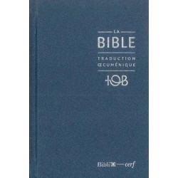 Biblia TOB 2010 con notas esenciales, tapa dura azul – En francés