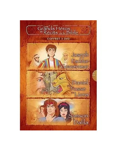 Große Helden und Geschichten der Bibel: Joseph, Daniel und Samson - 3er-DVD-Box