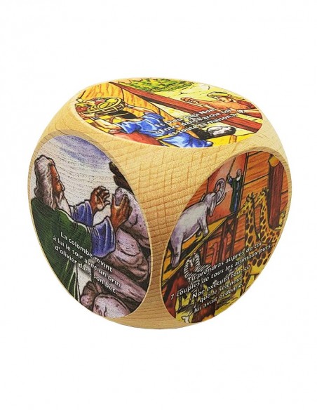 Cube en bois histoire de l'Arche de Noé