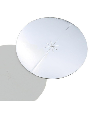 Flambeaux support avec feuille d'aluminium contre les gouttes de cire de bougie - 60 pcs