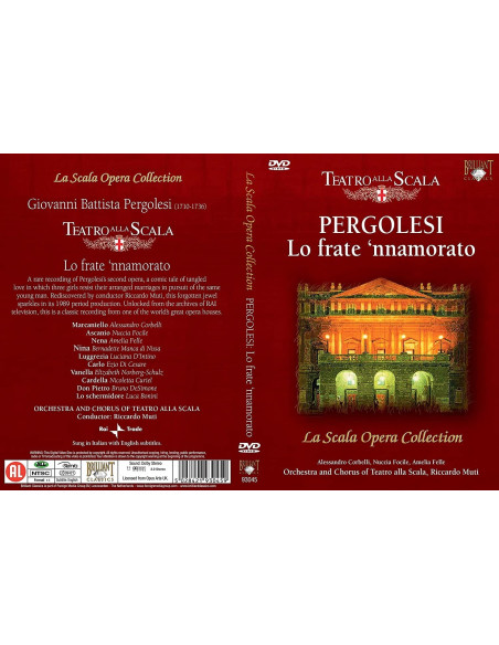 La Scala Opera Collectie:  Pergolesi Lo frate 'nnamorato - DVD
