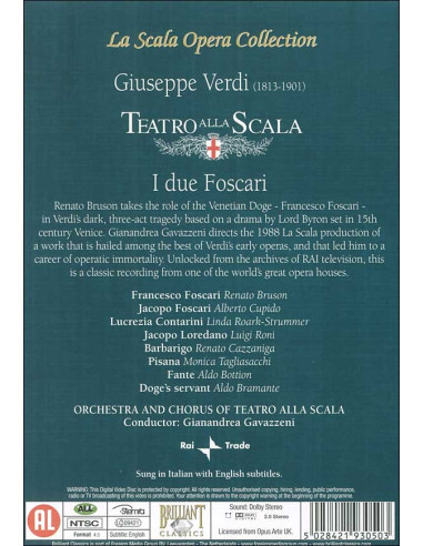 La Scala Opera Collectie: Verdi "I due Foscari" - DVD