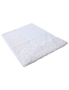 Nappe d'autel dentelle croix 2 cotés