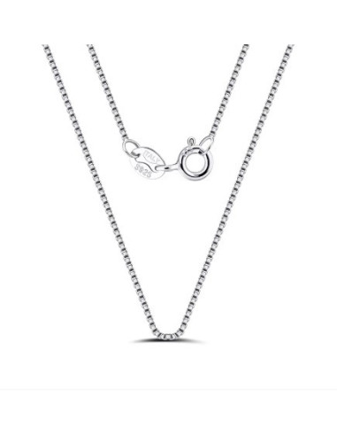 Catenina veneziana fine in argento 925 - 50 cm, lucida