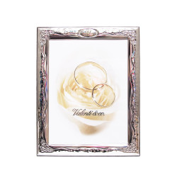 Valenti zilveren fotolijst gouden huwelijk – 18 × 24 cm