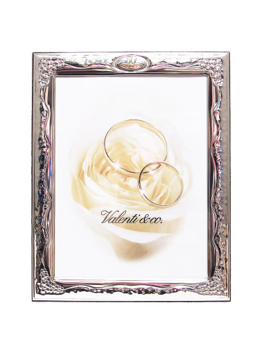 Fotorahmen 50 Jahre Hochzeitstag - Silber - 18 x 24 cm