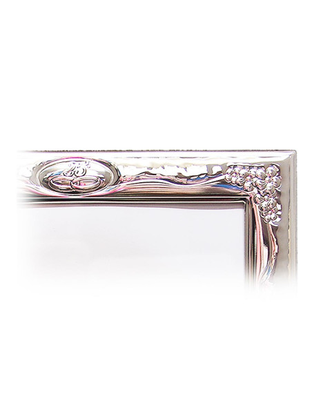 Fotolijst 25-jarig huwelijksjubileum - Zilver - 13 x 18 cm