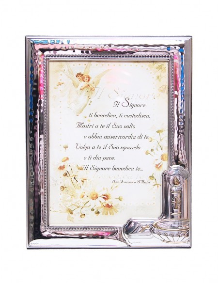 Baptism Photo Frame - Silver - 13 x 18 cm