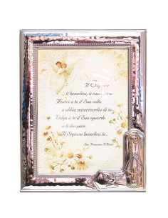 Konfirmations-Fotorahmen - Silber - 13 x 18 cm