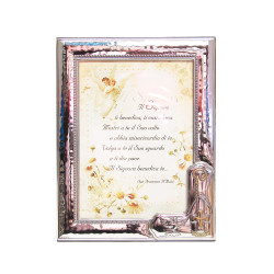 Confirmation Photo Frame - Silver - 13 x 18 cm