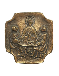 Bronze cross - Last Supper