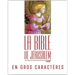 La Bible de Jérusalem in grote letters – Frans, soepele band