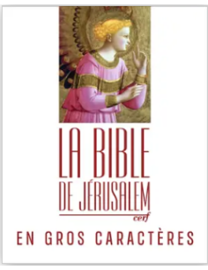 De Jeruzalem Bijbel in grote letters