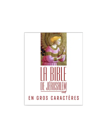 La Bible de Jérusalem in grote letters – Frans, soepele band