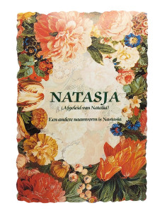 Postal vintage de flores con nombre - Natasja