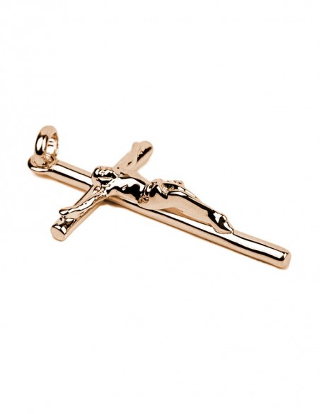 Christ cross pendant - gold plated