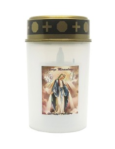 Miraculous Virgin LED candle - Cemetery candle