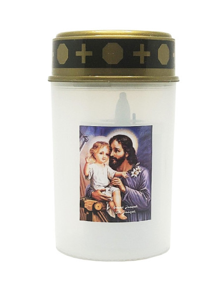 Saint Joseph LED candle - Cemetery candle