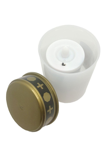 Saint Benedict LED candle - Cemetery candle