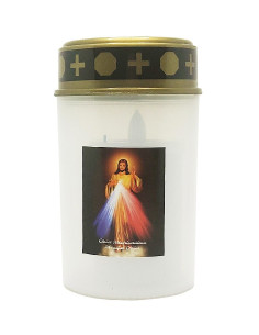 Merciful Christ LED candle - Cemetery candle