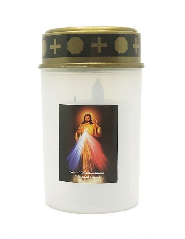 Merciful Christ LED candle - Cemetery candle