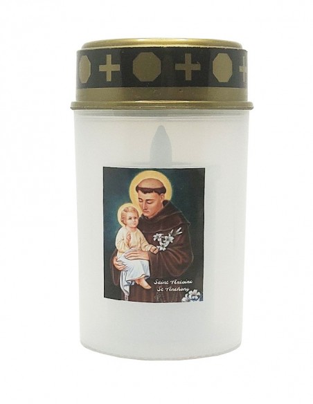 Sint Antonius LED kaars - Kerkhofkaars