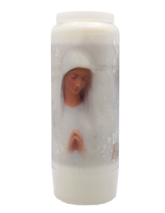 Novena Candle to the Virgin of the Poor of Banneux Notre-Dame
