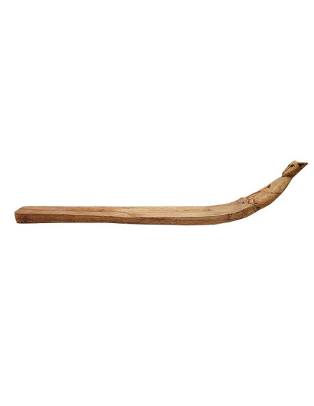 Wooden incense holder - Cat in profile