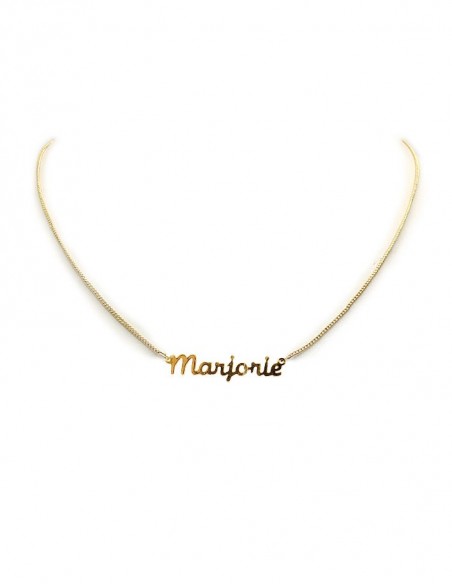 Vergoldete Namenskette - Marjorie