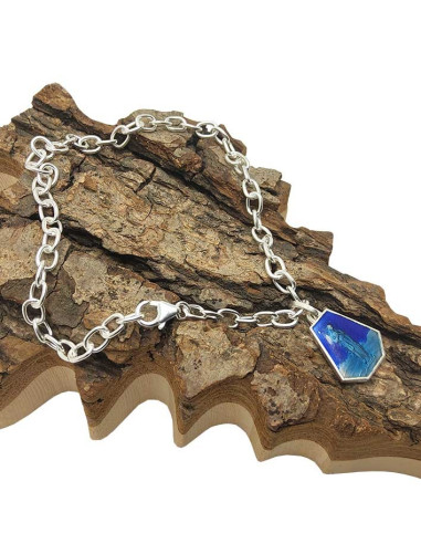 Armband aus 925er Silber mit Medaille Unserer Lieben Frau von Banneux